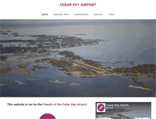 Tablet Screenshot of cedarkeyairport.org